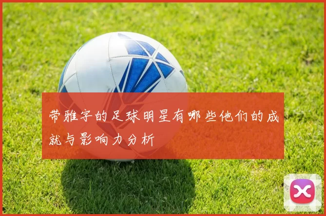 带雅字的足球明星有哪些他们的成就与影响力分析