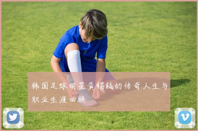 韩国足球明星黄锡镐的传奇人生与职业生涯回顾